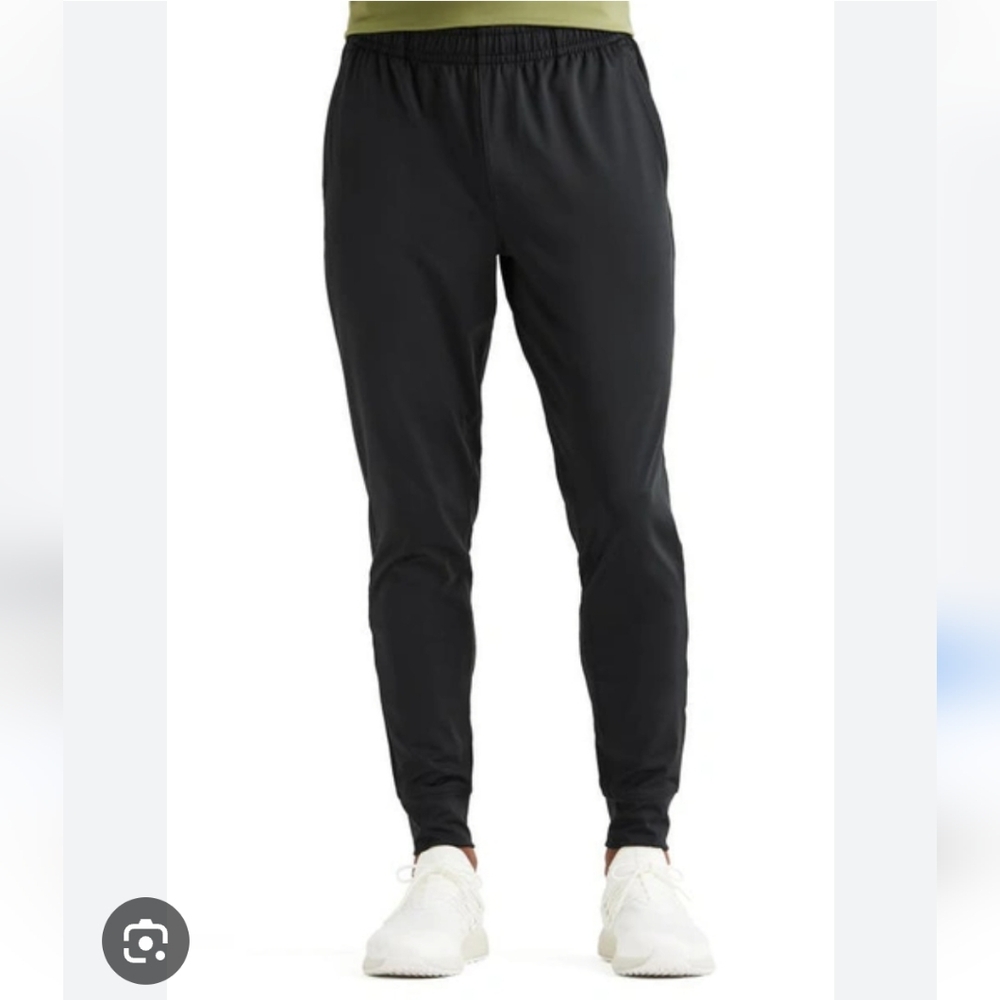 NEW Rhone Gym Joggers, Tapered Stretch Activewear Lightweight, Black, Sz XXL